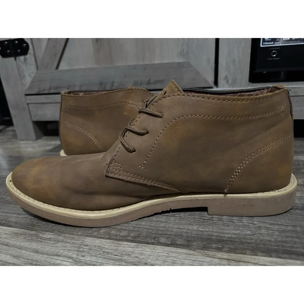 Levis Sonoma Wax 518815-DKTN Mens Size 11 Brown Mid Top Lace Up‎ Chukkas Boots